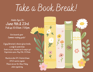 Adult Take a Book Br